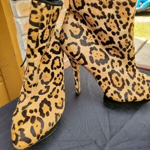 Leopard booties